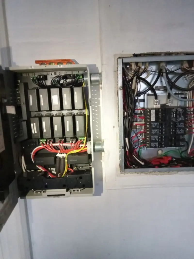 Electrical panel upgrade completed for Landscape Lighting Installation in Boyes Hot Springs
